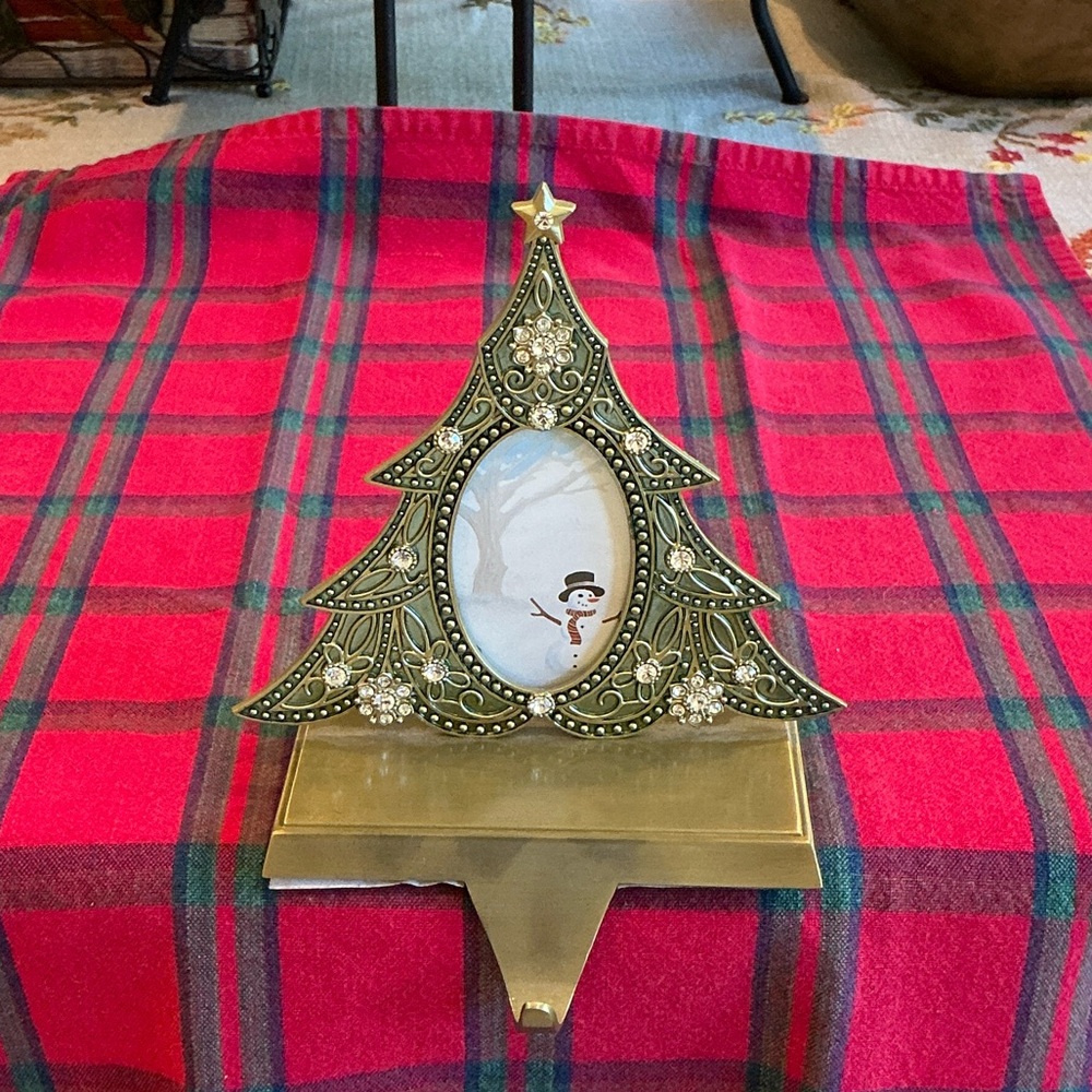 Festive Christmas Tree Stocking Holder